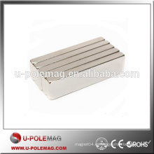 Nuevos 40 x 10 x 4mm Bloque Rectángulo fuerte imanes de nevera Imanes de tierra rara N48